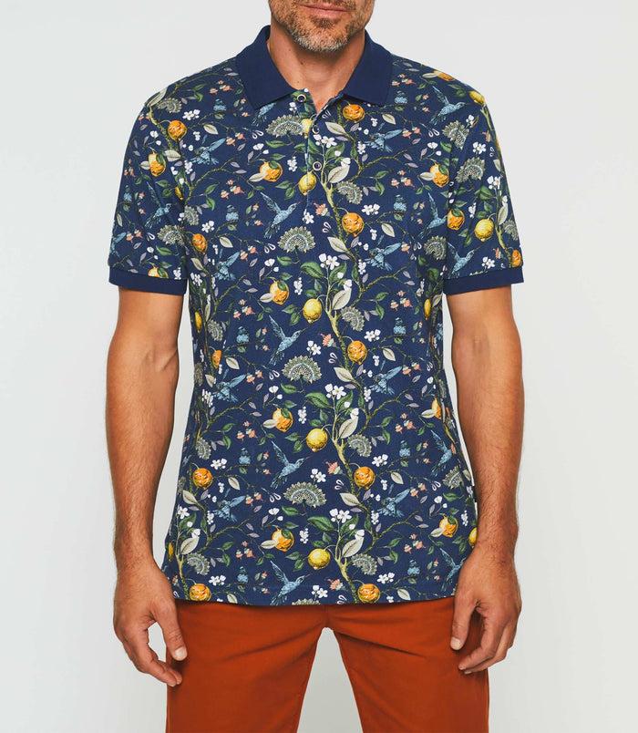 Izac Polo Manches Courtes Marine "Gabi"