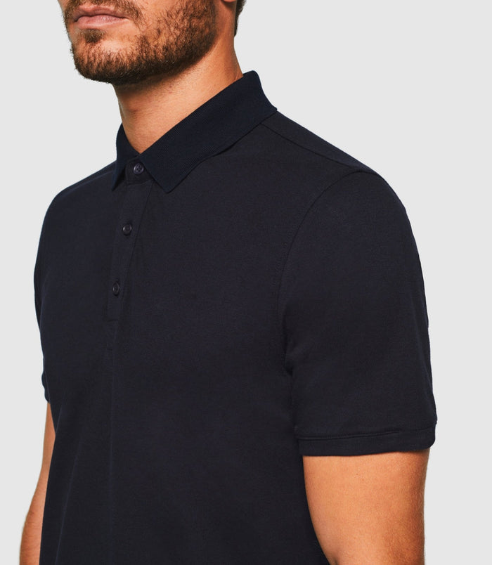 Izac Polo Manches Courtes Marine GREGOROUT