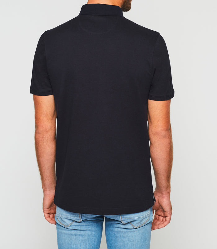 Izac Polo Manches Courtes Marine GREGOROUT