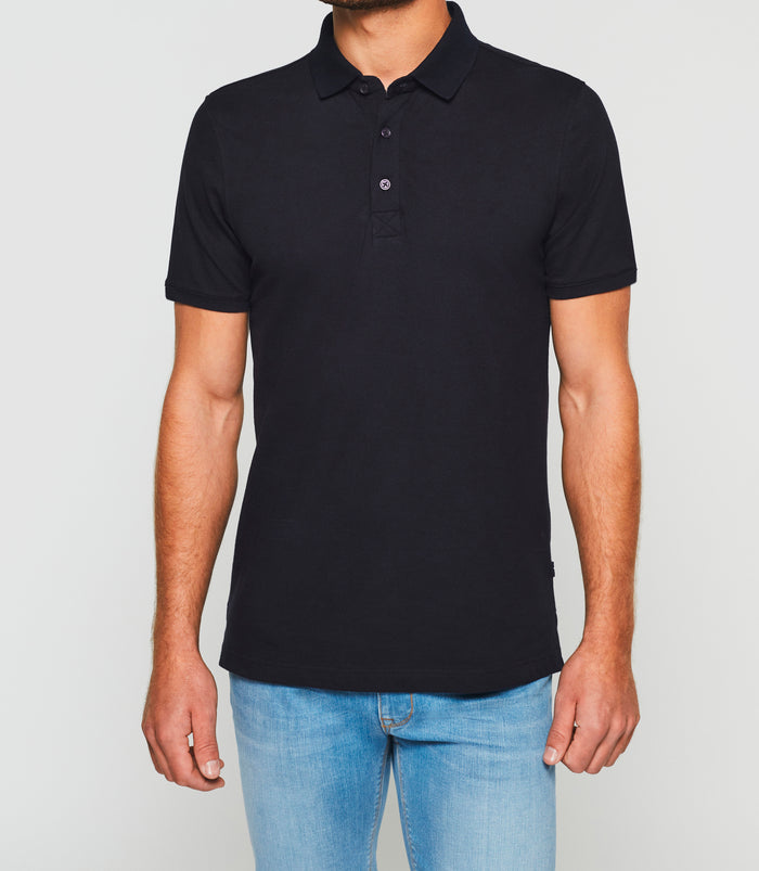 izac Polo manches courtes marine GREGOROUT