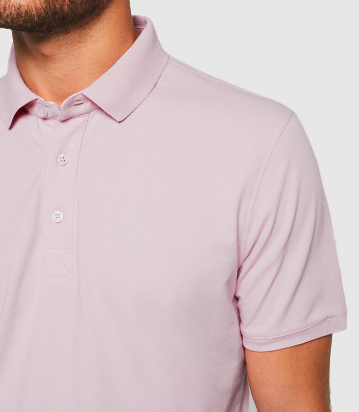 Izac Polo Manches Courtes Rose GREGOROUT