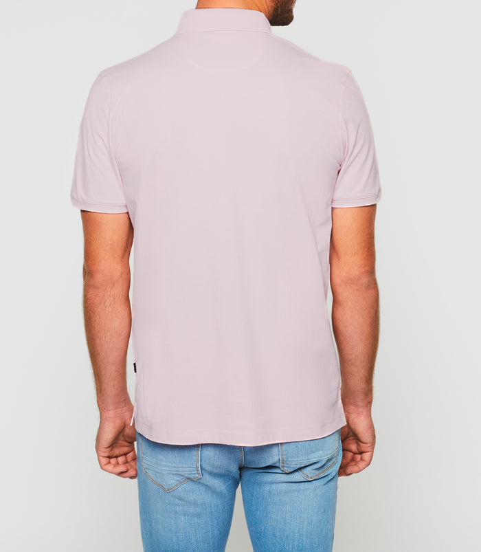 Izac Polo Manches Courtes Rose GREGOROUT