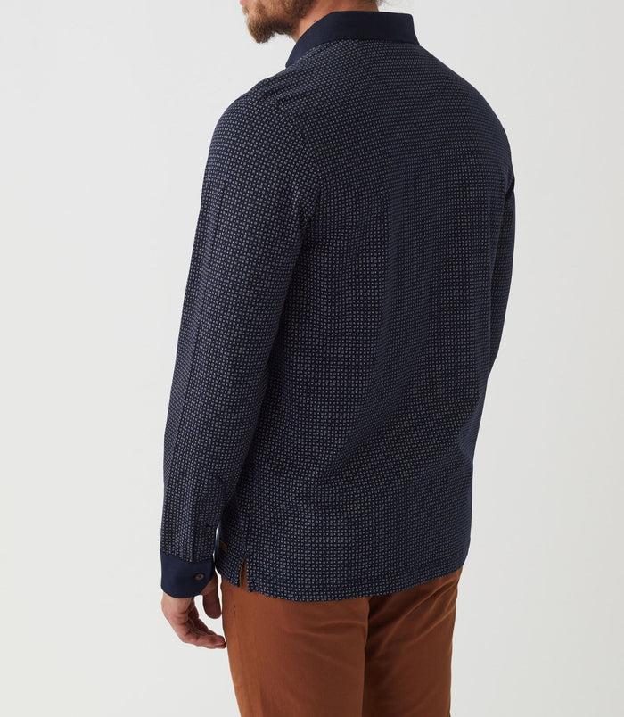 Izac Polo Manches Longues Marine "Daniel"