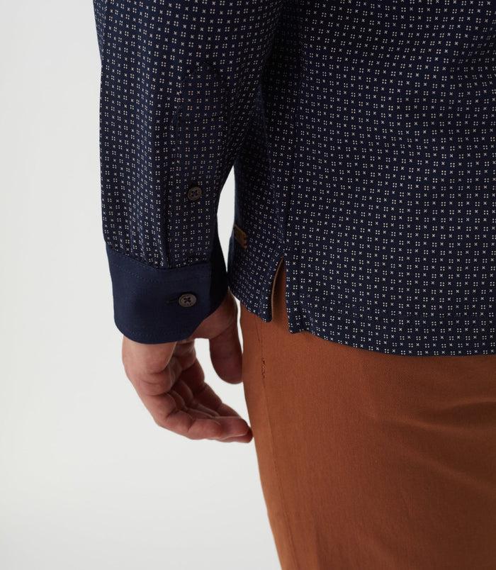 Izac Polo Manches Longues Marine "Daniel"