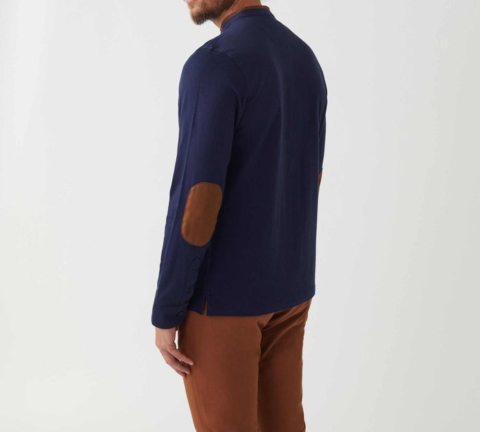Izac Polo Manches Longues Marine "Darko"
