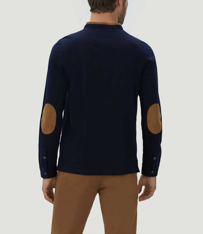 Izac Polo Marine Col Contrasté "Cyril"