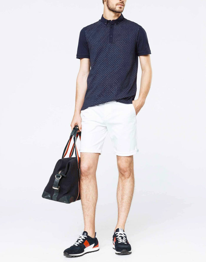 Izac Polo Marine Motif Ancres