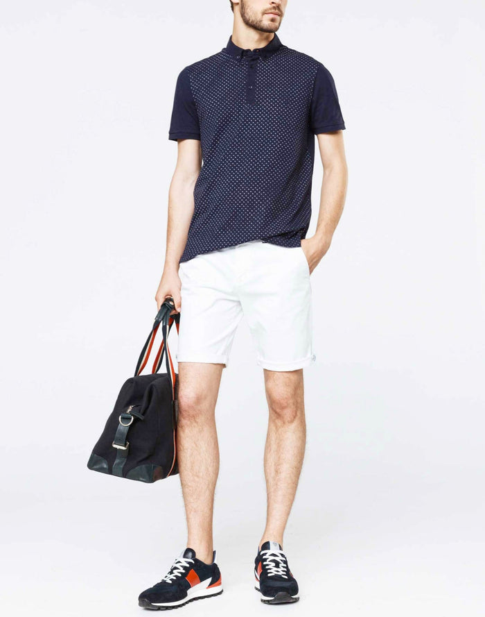 izac Polo marine motif ancres