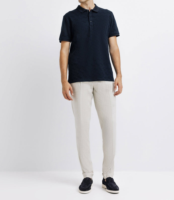 izac Polo nid d'abeille marine