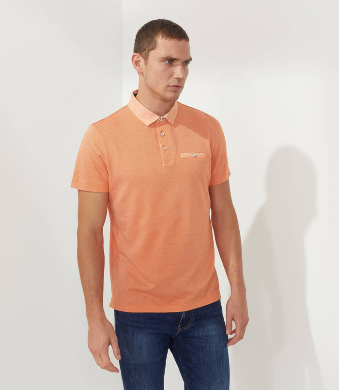 Izac Polo Orange "Micron"