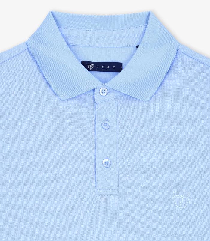 Izac Polo Piqué Ciel