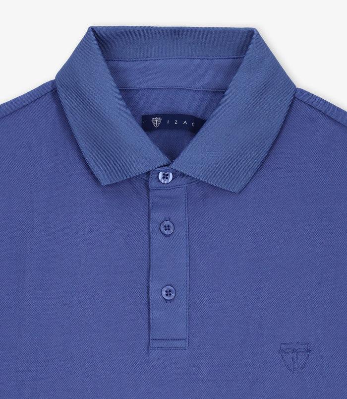 Izac Polo Piqué Indigo