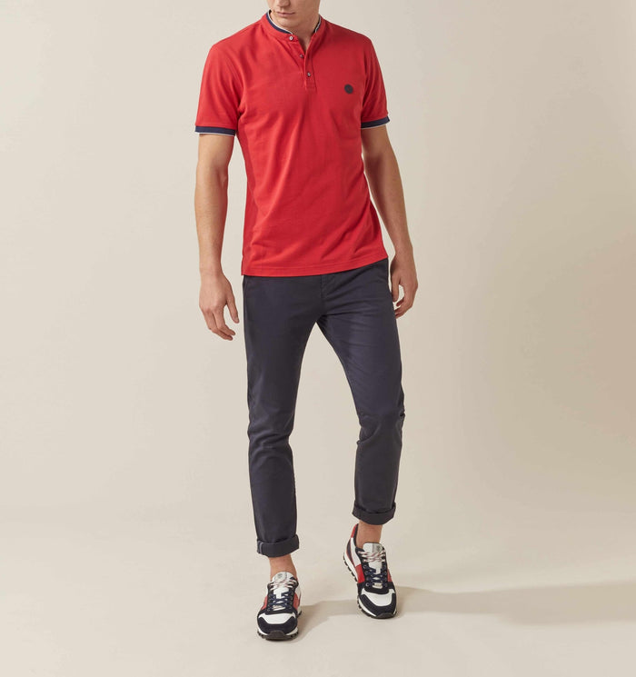 izac Polo rouge "Maco"