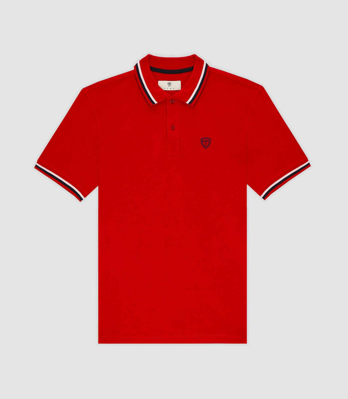 izac Polo rouge