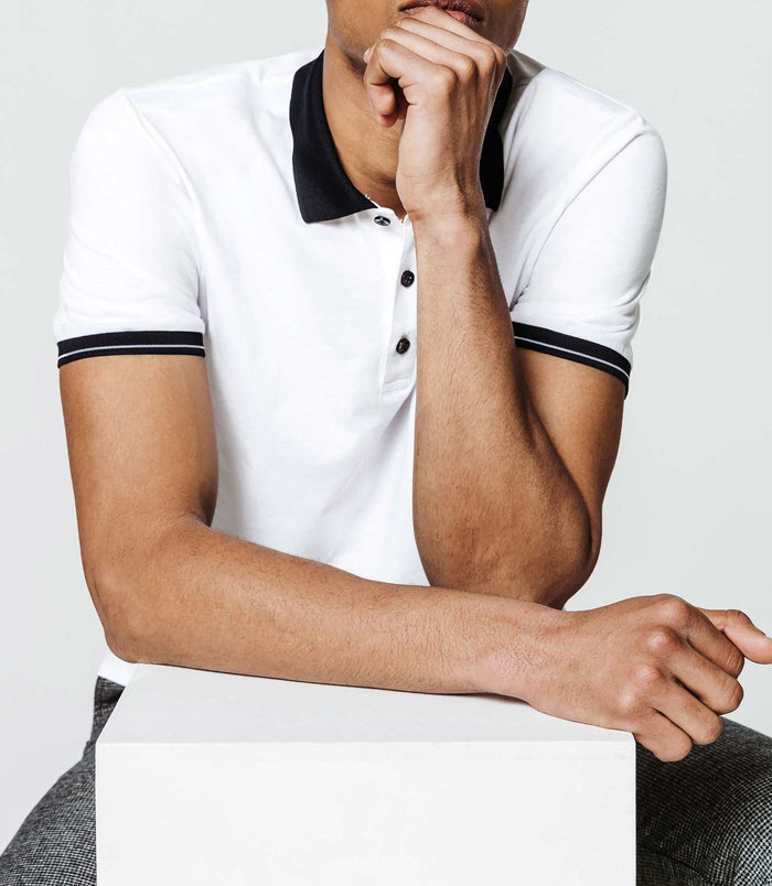 Izac Polo Sport Blanc