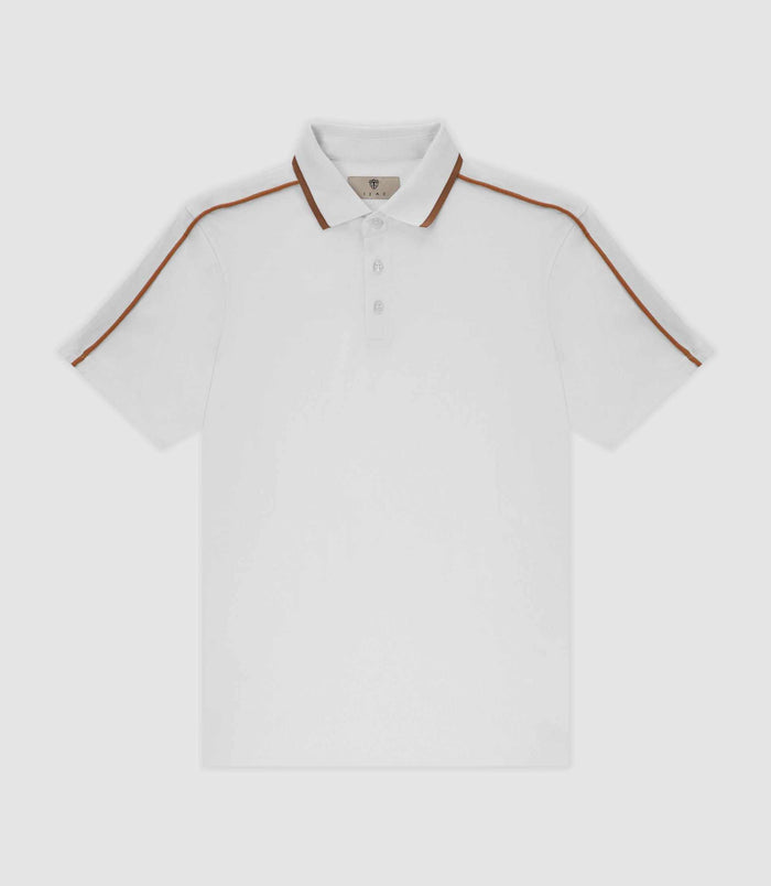 izac Polo uni blanc