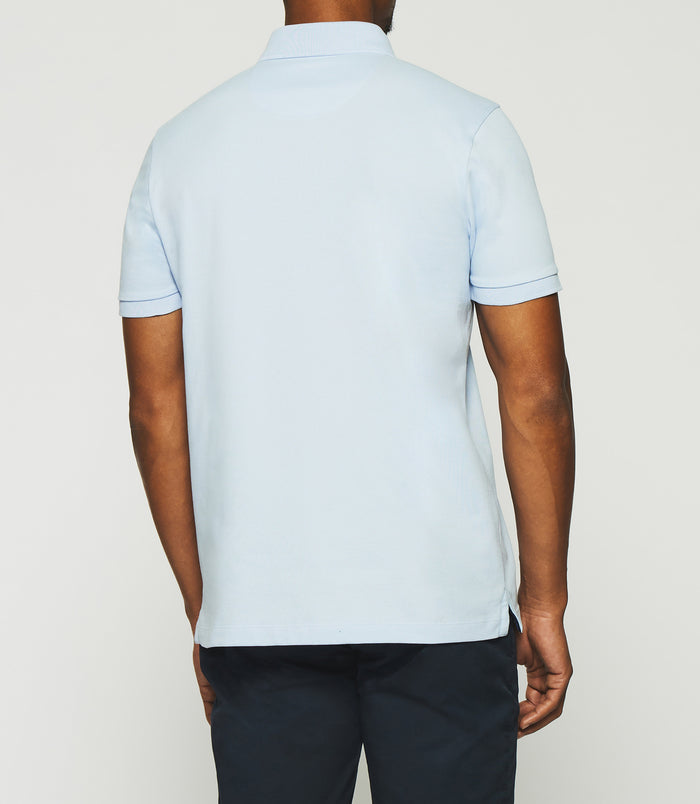 Izac Polo Uni Bleu Ciel GREGOR