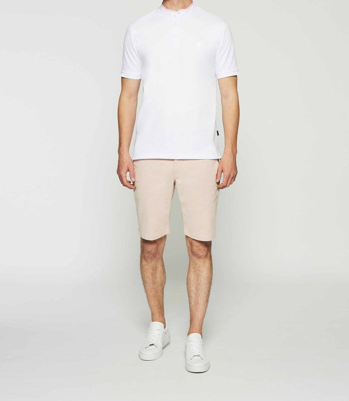 izac Polo uni col mao blanc GASPAR