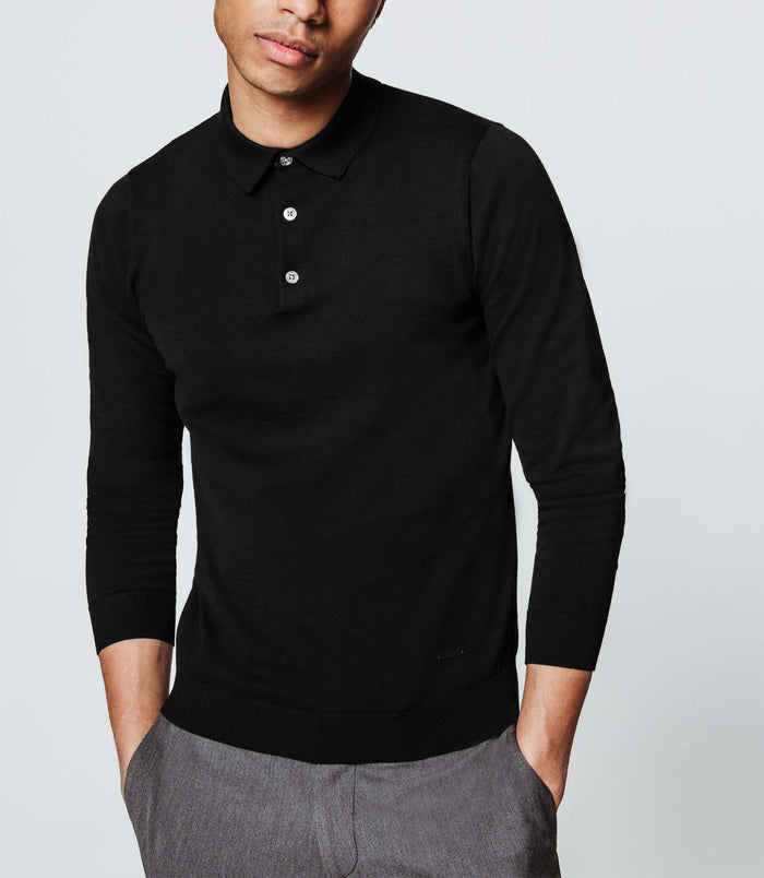 Izac Polo Uni Noir
