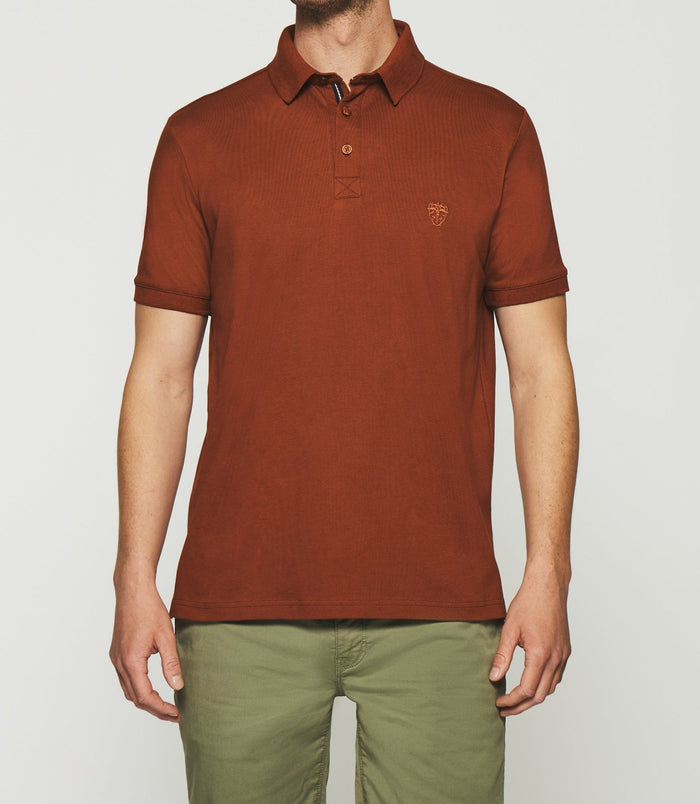 Izac Polo Uni Terracotta GREGOR