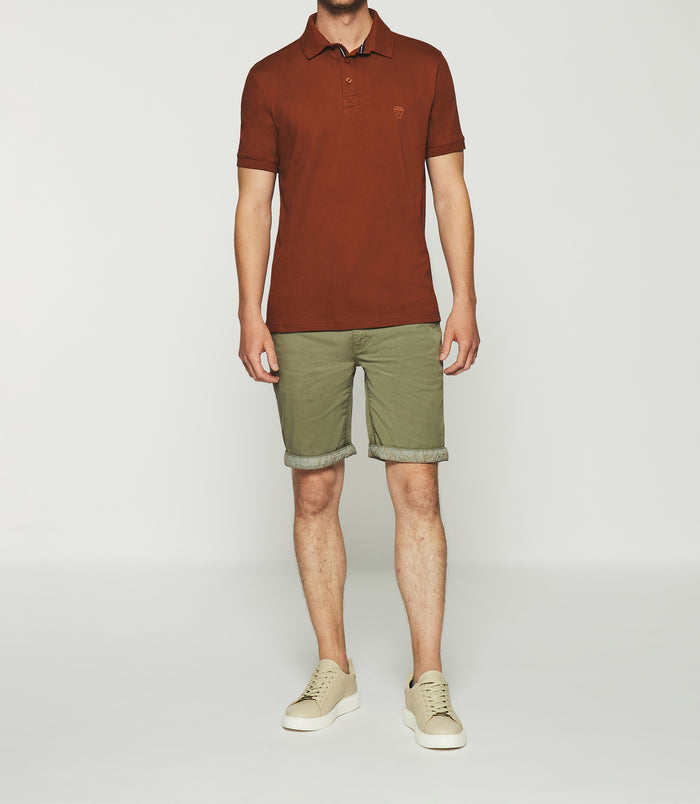 izac Polo uni terracotta GREGOR