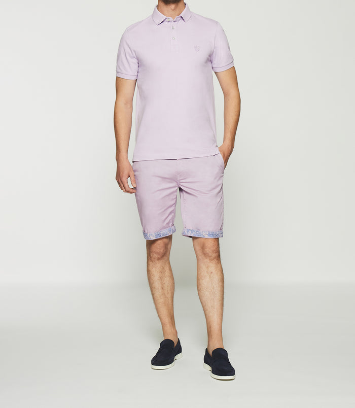 Izac Polo Uni Violet Parme GREGOR