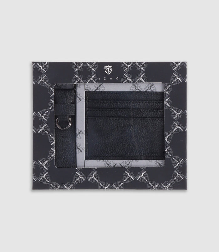 Izac Portefeuille Avec Porte Carte Noir