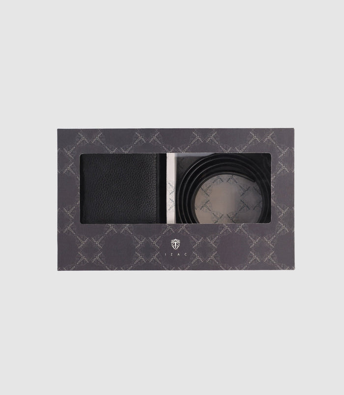 Izac Portefeuille Et Porte Carte Noir