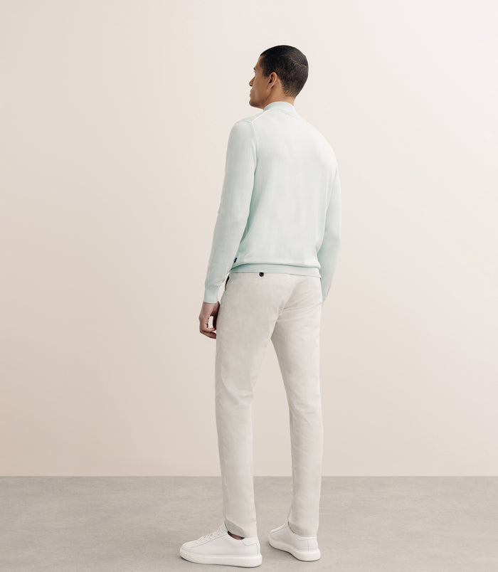 Izac Pull Col Montant Camionneur Vert