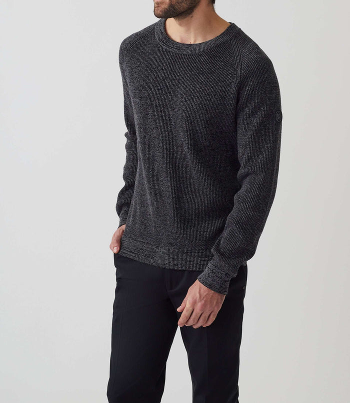 Izac Pull Col Rond Anthracite "Siricio"