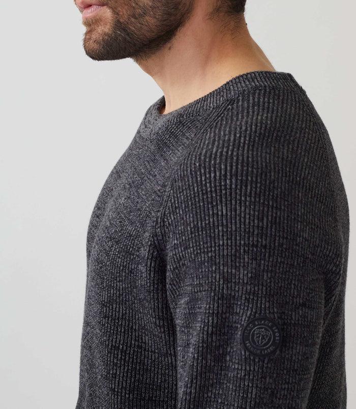 Izac Pull Col Rond Anthracite "Siricio"