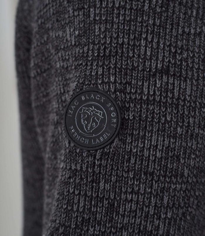 Izac Pull Col Rond Anthracite "Siricio"