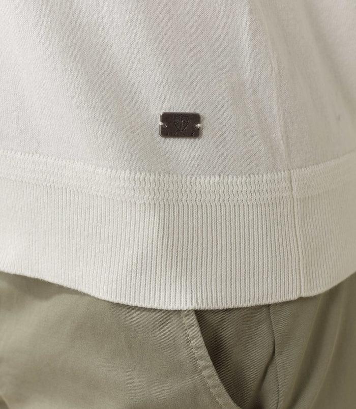 Izac Pull Col Rond Blanc "Felix"