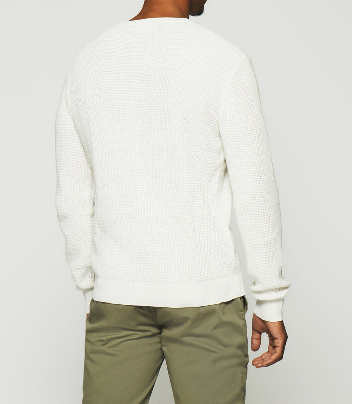 Izac Pull Col Rond En Coton écru DJANGO