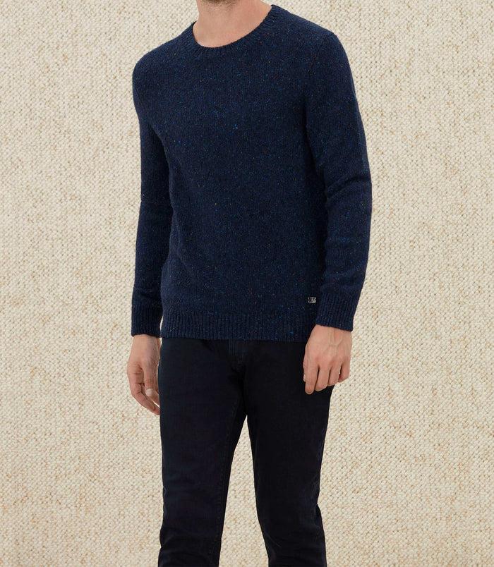 izac Pull col rond fantaisie marine "Loic"