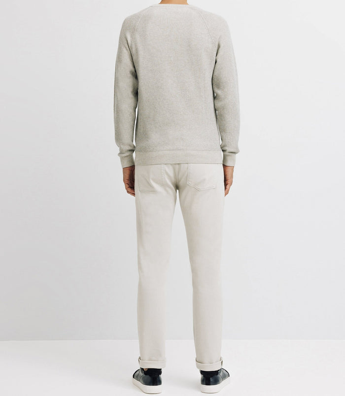 Izac Pull Col Rond Gris