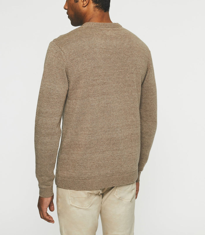 Izac Pull Col Rond Laine-cachemire Marron BENITO