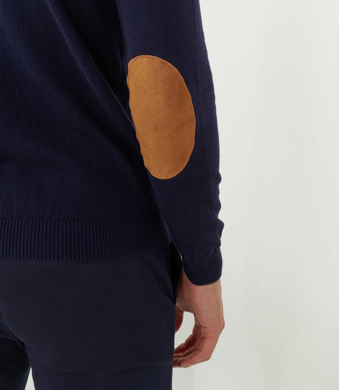 Izac Pull Col Rond Marine "Flavi"