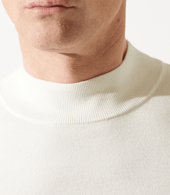 Izac Pull Col Rond Rayé écru