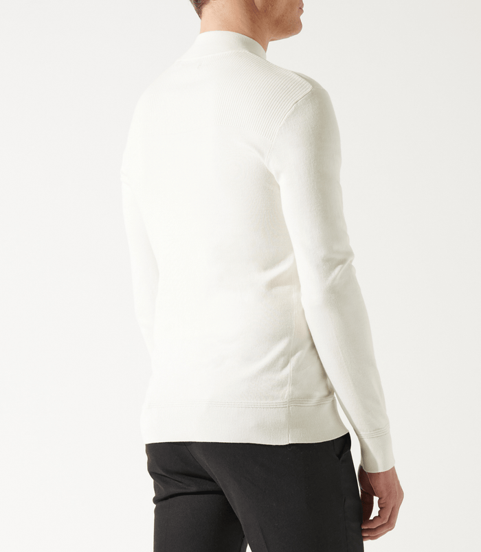 Izac Pull Col Rond Rayé écru