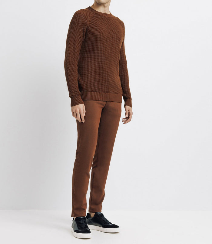 izac Pull col rond truffe