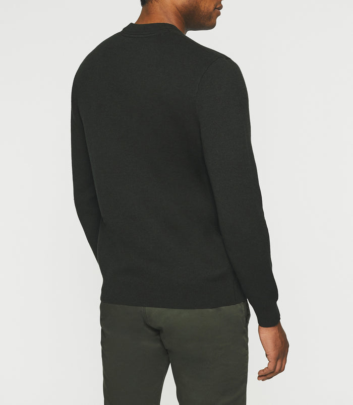 Izac Pull Col Rond Vert BRAD