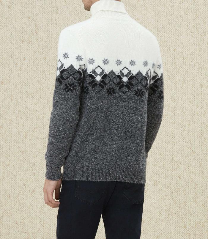 Izac Pull Col Roulé Anthracite "Lyan"