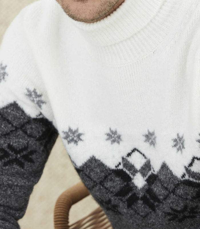 Izac Pull Col Roulé Anthracite "Lyan"