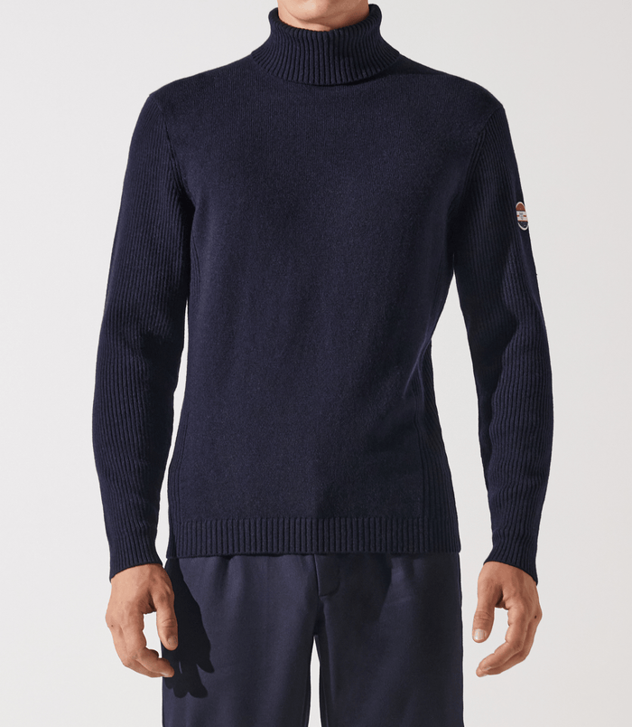 izac Pull col roulé sport marine