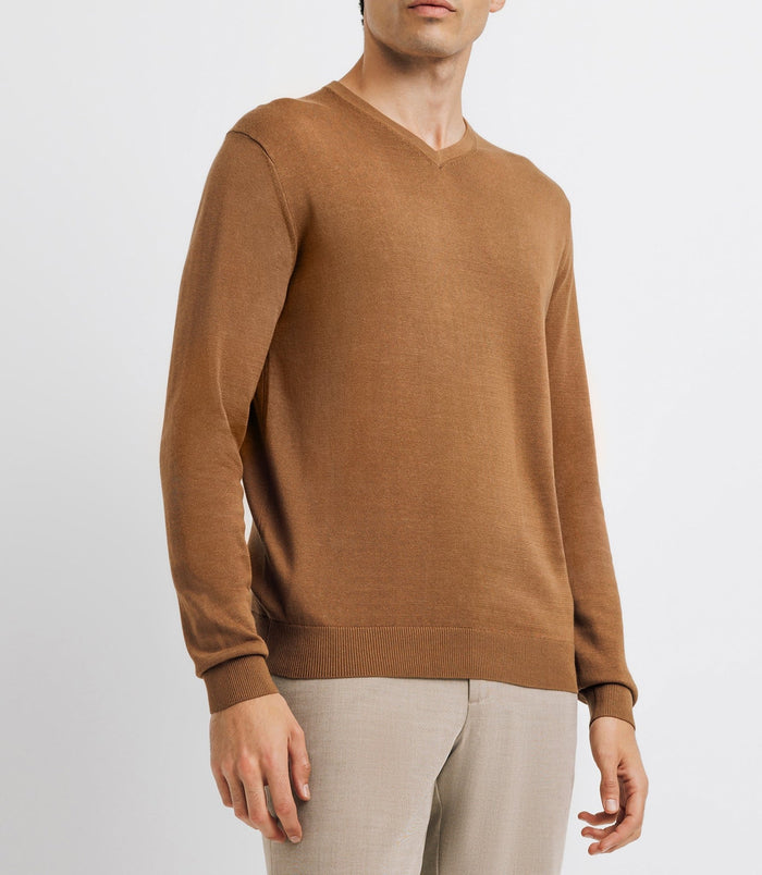 izac Pull col V camel