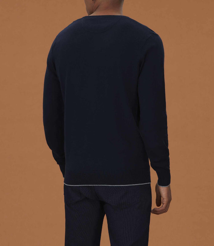 Izac Pull Col V Marine "Lambert"
