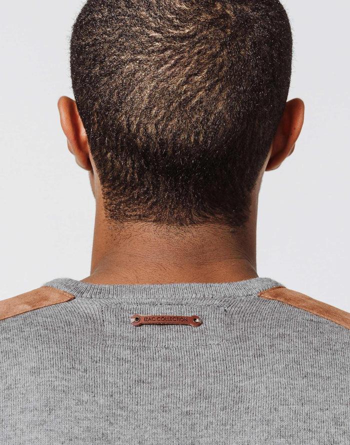 izac Pull Coton Cachemire Gris
