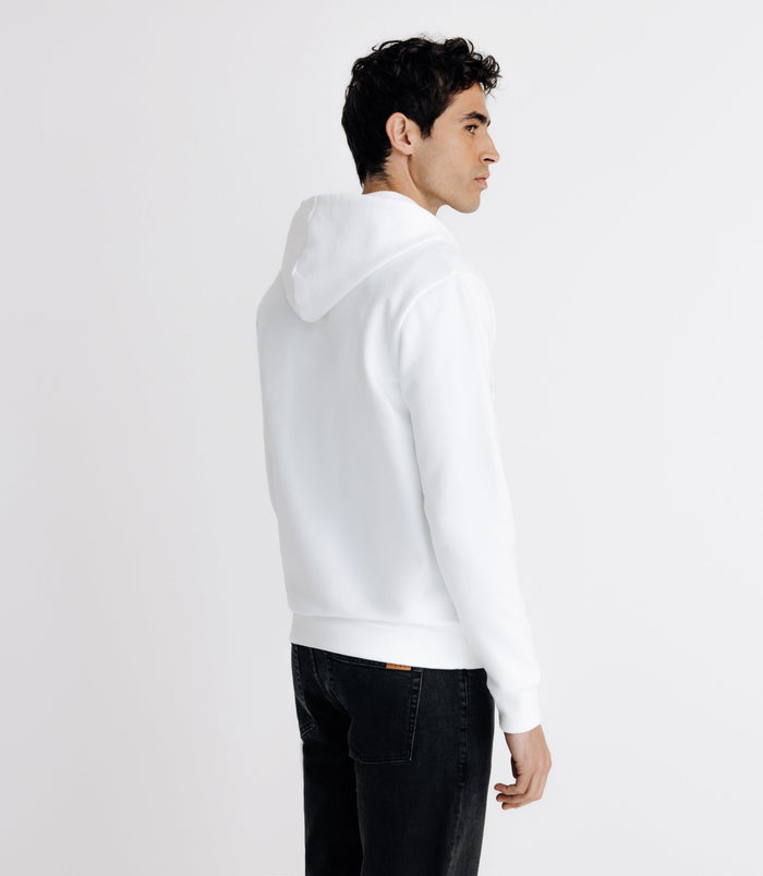 Izac Pull Gilet à Capuche Blanc