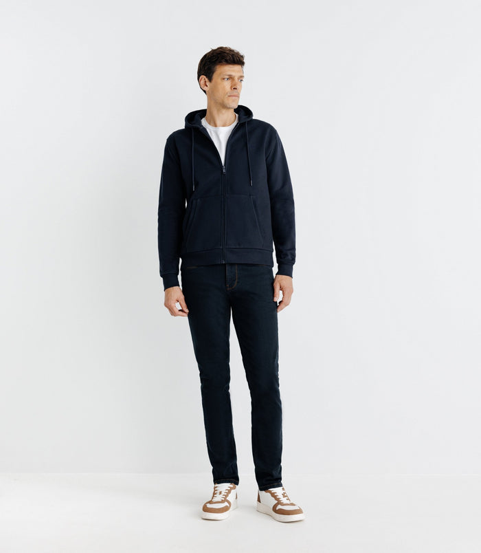 izac Pull gilet à capuche marine